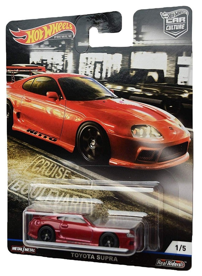Hot Wheels Car Culture Toyota Supra 1/5, red - Image 1
