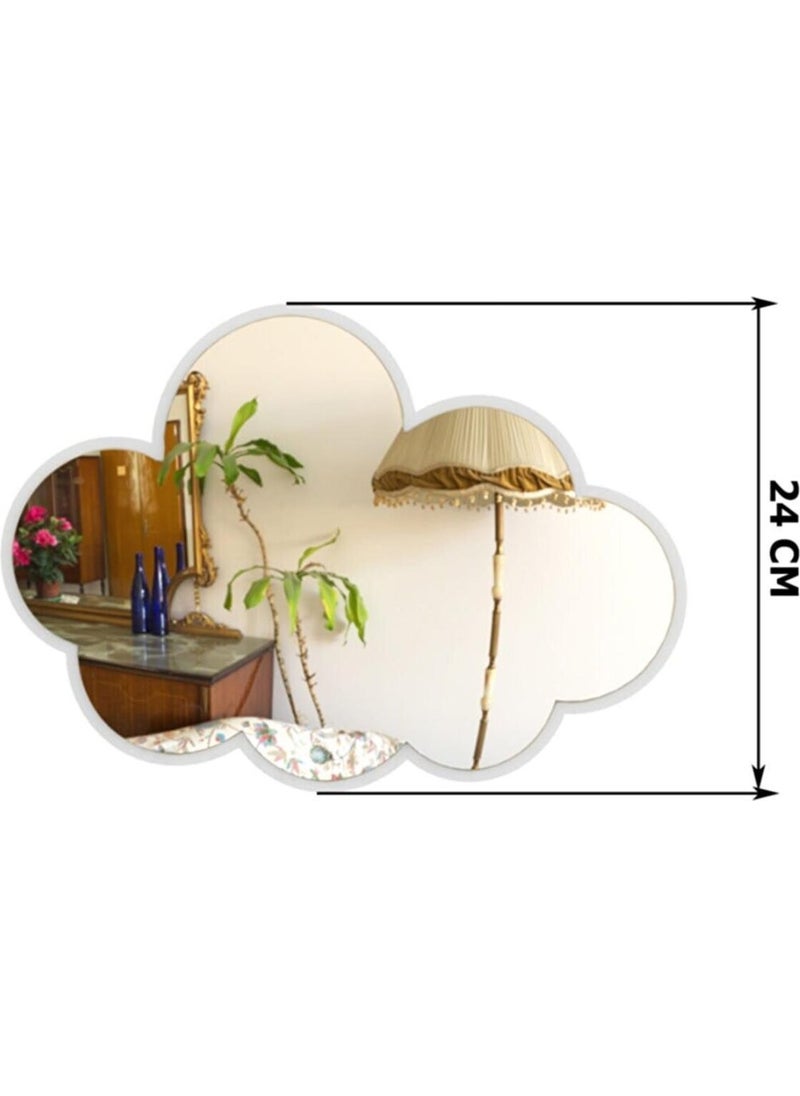 HELLOVE - Children's Room Wall Ornament 2 Pcs Wooden Cloud Children's Room Ornament - Image 1