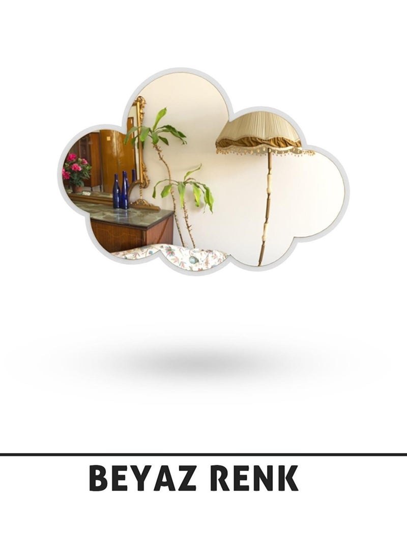 HELLOVE - Children's Room Wall Ornament 2 Pcs Wooden Cloud Children's Room Ornament - Image 1