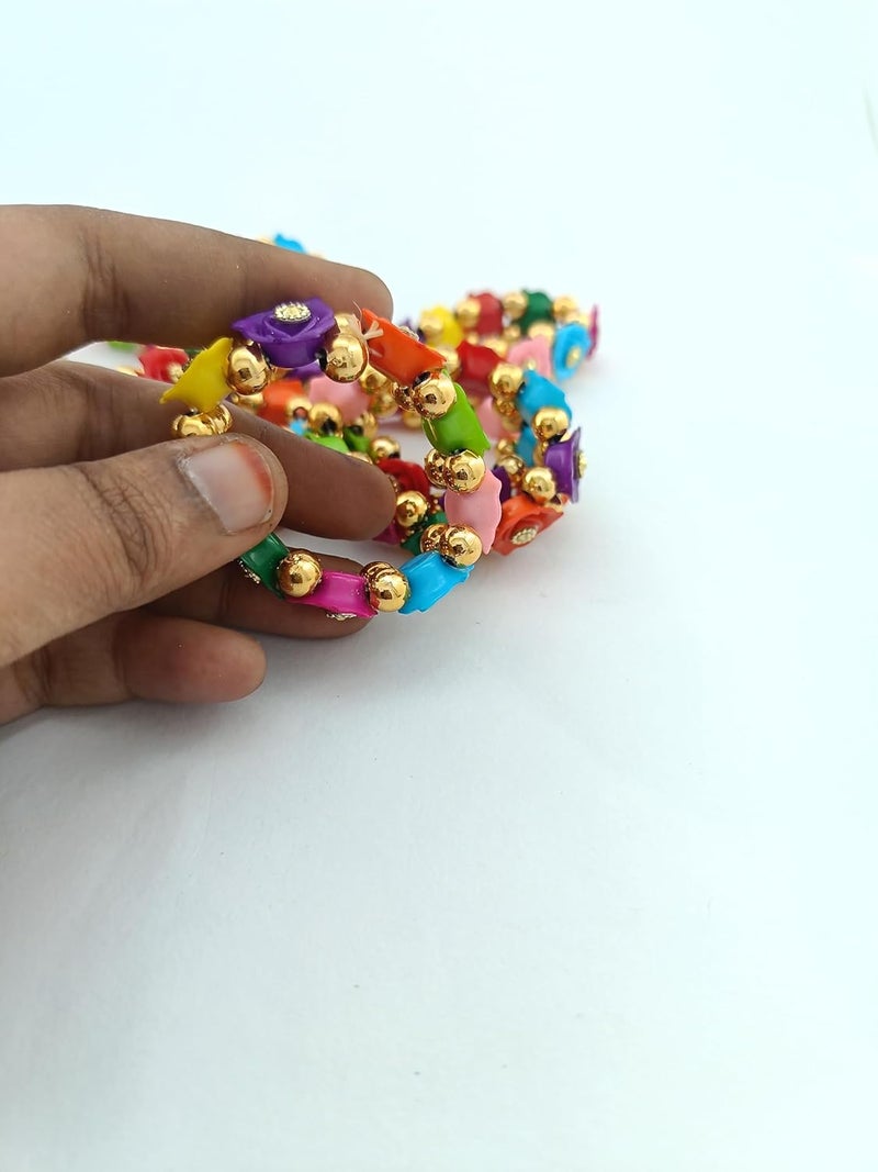 advancedestorePrincess Collection flower hair band for Girls WomenHair Accessories for BirthdayParty Wedding moq 12 pieces 6pairs multicolour - Image 4