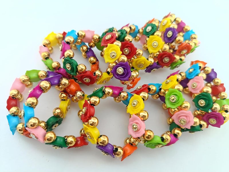 advancedestorePrincess Collection flower hair band for Girls WomenHair Accessories for BirthdayParty Wedding moq 12 pieces 6pairs multicolour - Image 2