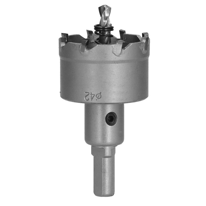 Carbide Teeth Hole Saw Heavy Duty Drills Holes Opener for Stainless Steel Metal Plate (42mm) - Image 4