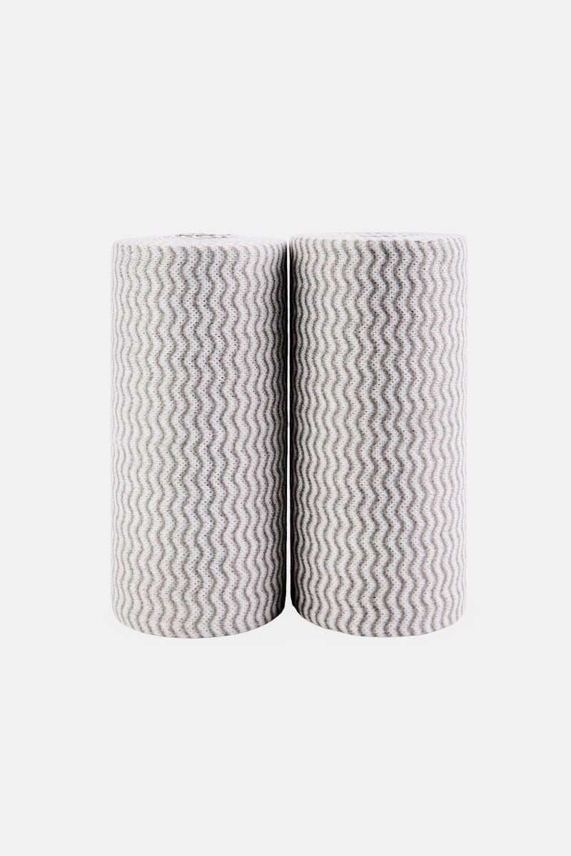 YOTO 2Pcs Cleaning Wipes On A Roll Set, Multicolor - Image 1