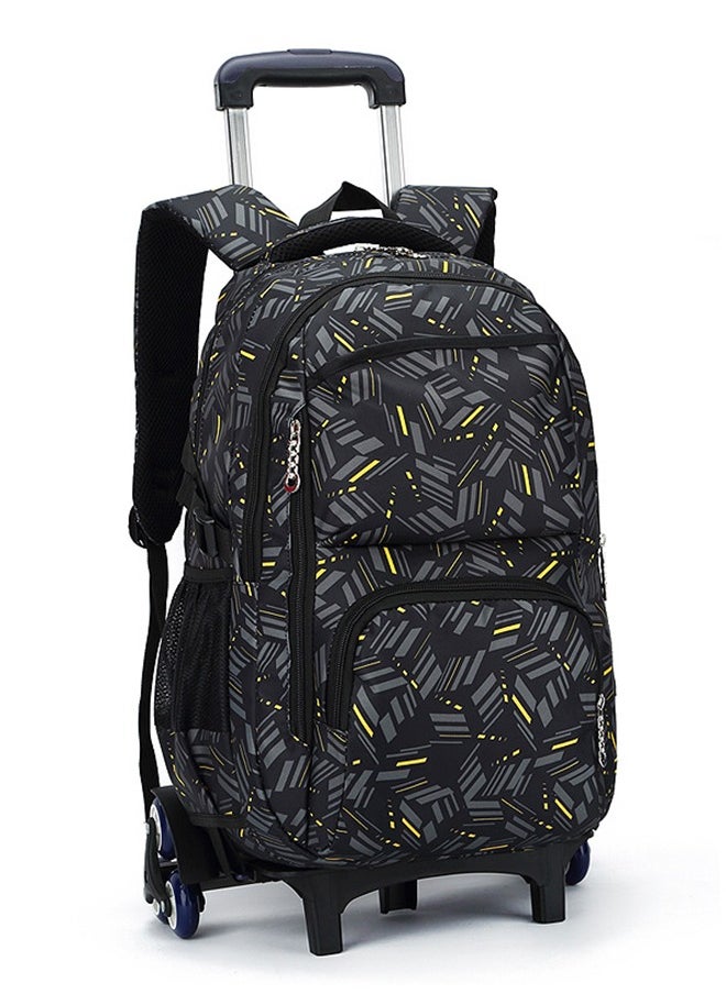 CityRiya-Long - Rolling Backpack Travel Trolly BookBag School Wheeled Backpack for Boys Girls Kids Luggage School Bag with Wheels Trolley Backpack - Image 1