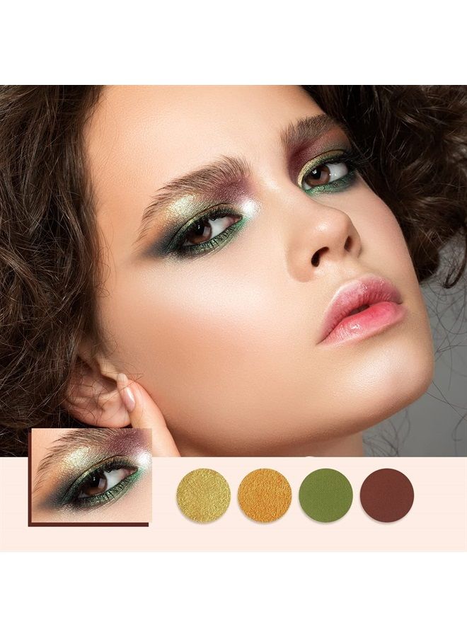 CATKIN باليت ظلال العيون من كاتكين - ظلال عيون لامعة ومطفية - مكياج مطفي وبراق - باليتات مكياج عالية الصبغة - ظلال عيون 9 ألوان - مستحضرات تجميل محايدة - Image 5