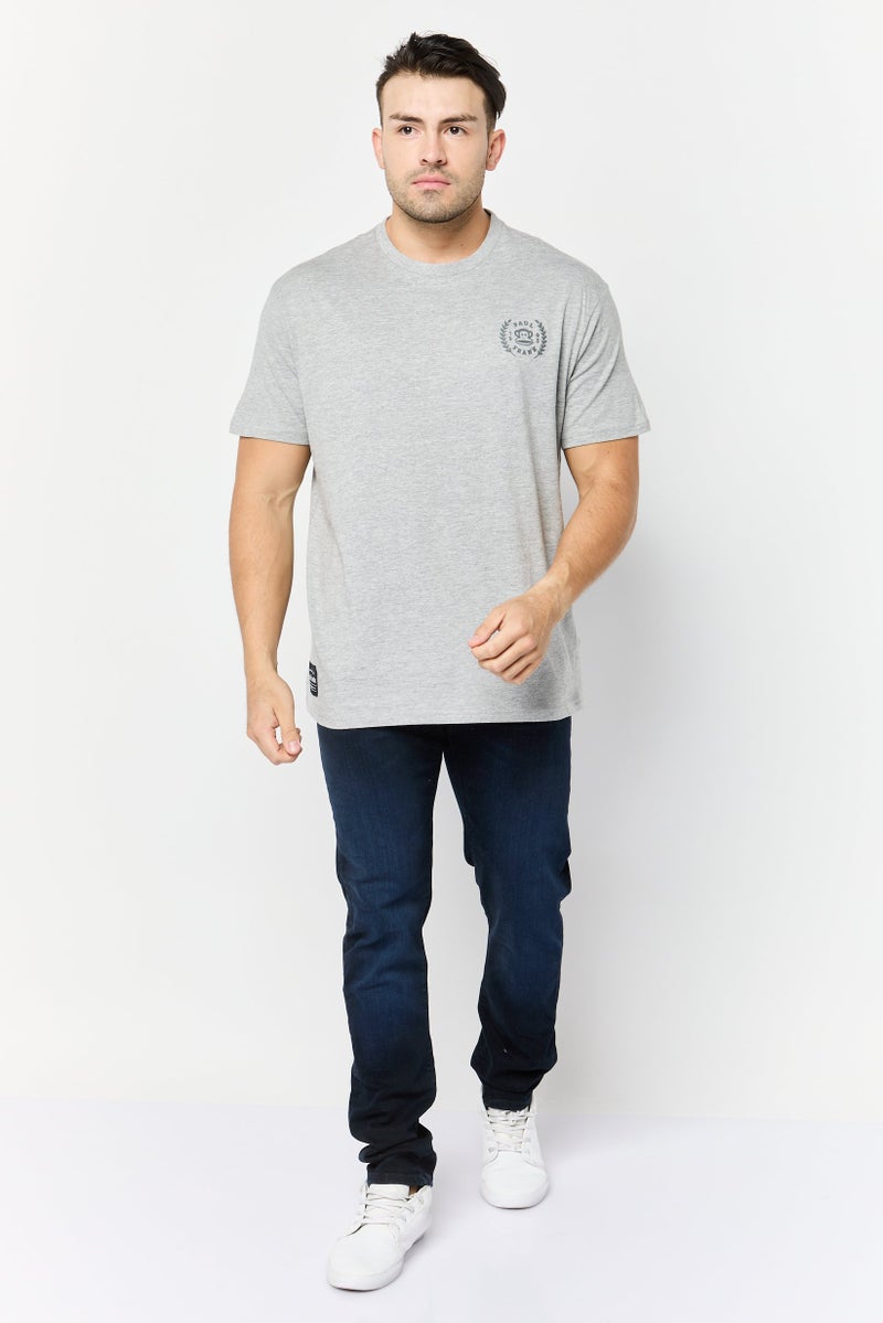 Paul Frank Men Crew Neck Short Sleeve Graphic Print T-Shirt, Grey - Image 4