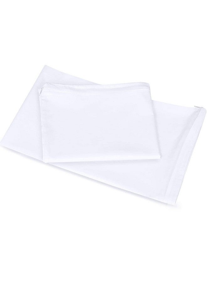 Utopia Bedding Waterproof Throw Pillow Protectors (No Pillow Inserts) with Zipper 20 x 20 Inches (2 Pack, White), Bed Bug Proof Outdoor Bed Couch Decorative Pillow Encasement Covers - Image 5
