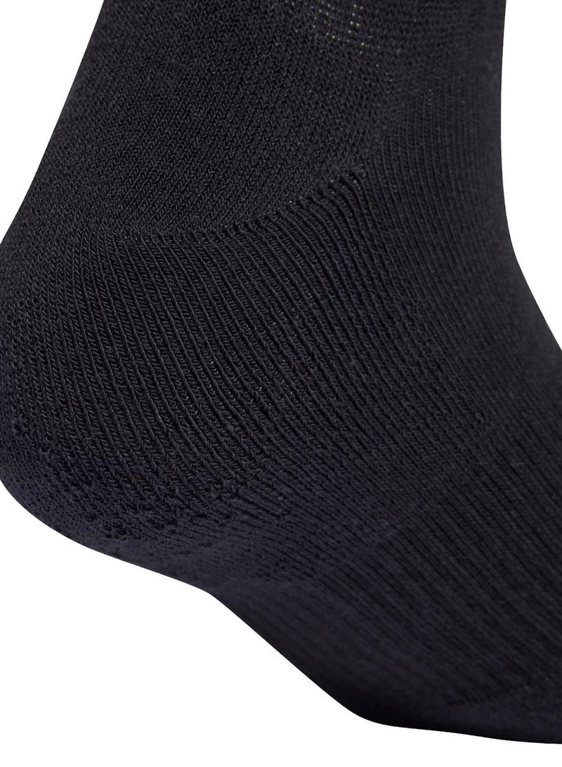 Adidas 3 Stripes Cushioned Sportswear Mid Cut Socks 3 Pair Pack - Image 4
