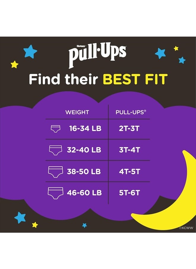 Pull-Ups Boys' Night-Time Potty Training Pants, Size 2T-3T Overnight Training Underwear (16-34 lbs), 68 Ct  - Image 2