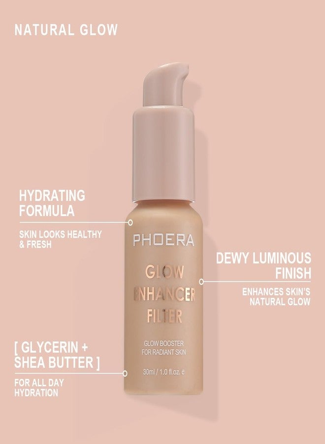 WFWJ 2 PCS PHOERA Skin Glow Tint Foundation, Glow Enhancer Filter, 03 Medium - Image 3