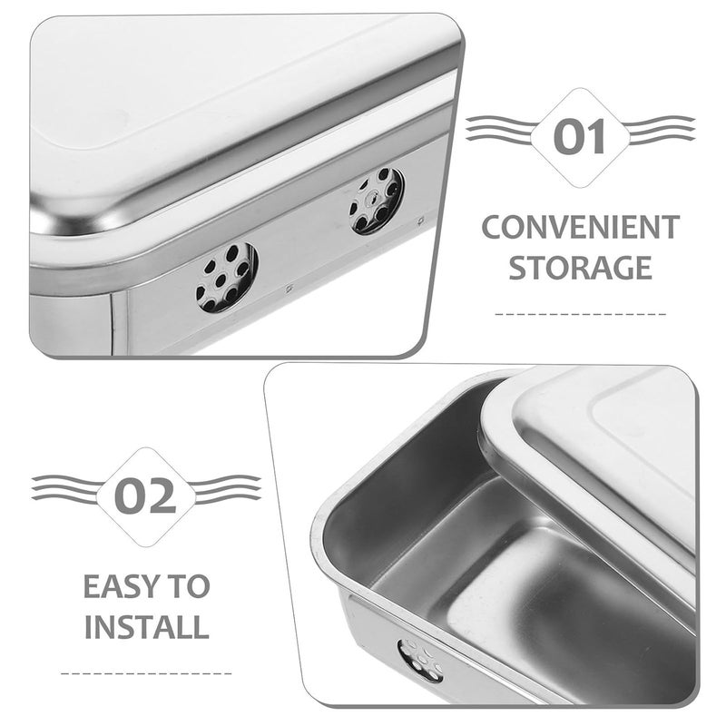 Repeated assemble detach compatible Stainless Steel Instruments with Lid and Holes, Disinfection Plate Organizer, 8-inch Square Procedure for Clinic and Hospital Use Care processed raw material Modern versatile shape Various color options Trendy flexible practical build All-scene compatible build All-item unified delivery Low wear optimized design Fine detail Worldwide popular practical build Multi-price design picks Individual group scene compatible Ready post purchase fulfill Multiple local stock source Multi warehouse process Newly stocked local goods Global light sturdy raw material Personal & public compatible Gulf market standard build Wear resistant upgraded material Cleaner resistant Full land route delivery Smooth joint Market popular practical build Multi-purpose - Image 3