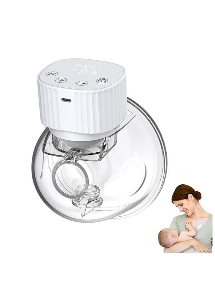 Gonice Breast Pump, Wearable Breast Pump, Portable Hands-Free Electric Breast Pump 3 Modes 9 Levels Low Noise Large LCD with Timer Memory Backlight Function Rechargeable  - Image 1