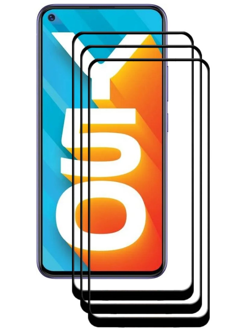 ACLIX 3 Pieces Antistatic ESD Dustproof Premium Quality High Definition Tempered Glass Screen Protector Designed For vivo Y50 - Image 1