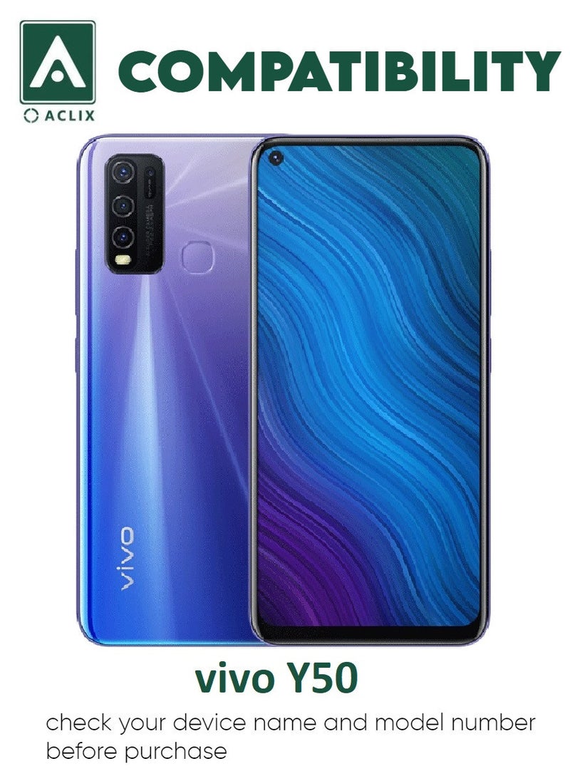 ACLIX 3 Pieces Antistatic ESD Dustproof Premium Quality High Definition Tempered Glass Screen Protector Designed For vivo Y50 - Image 3