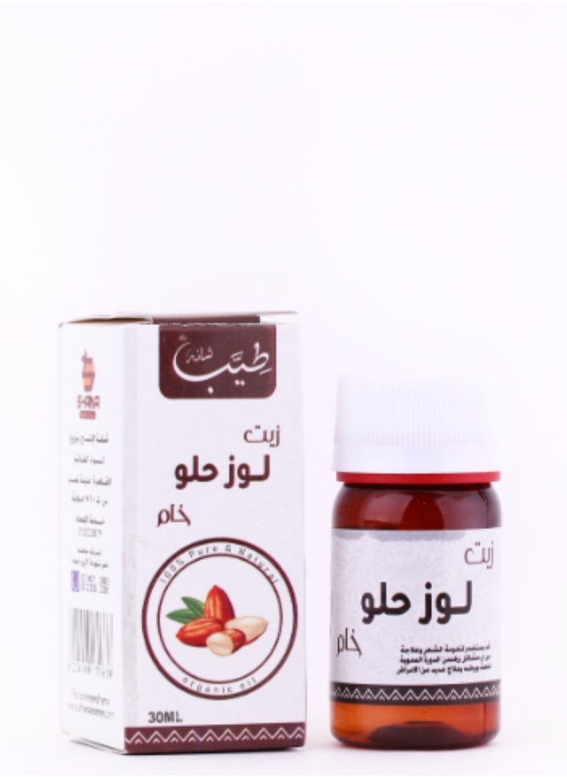 Shana - Sweet Almond Raw Oil 30 ML - Image 1