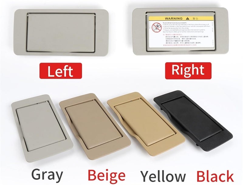 Wivplex Sun Visor Shade Mirror Cover for Mercedes-Benz C-Class W203 - Image 3