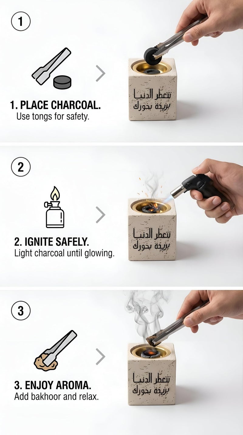 Home Decor Incense Burner - Artistic resin creation with intricate patterns, ideal for bakhoor, charcoal, and aromatherapy to enhance living rooms, meditation corners, and spas. (MODEL 6) - Image 4