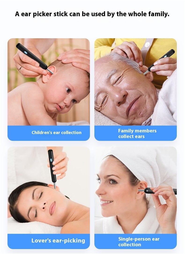 Healife Wireless Smart Visual Ear Pick, HD WiFi Ear Cleaner, 360° Rotating Non-Slip Design, IP67 Waterproof Ear Wax Remover  - Image 3