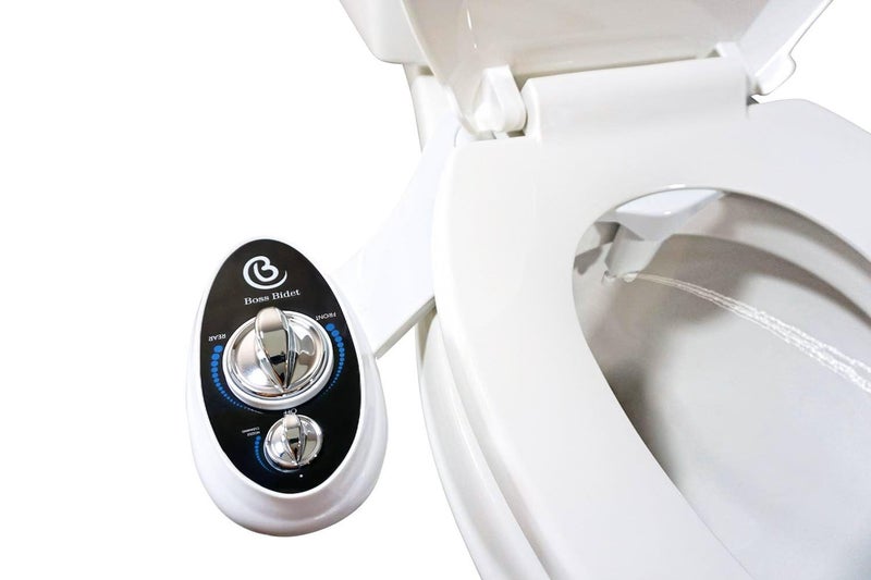 Boss Bidet BossBidet, Luxury Bidet Toilet Seat Accessory - Water Sprayer Attachment to Clean Your Rear End. For Men, Women, Children - Non-Electric, Dual Nozzles, Aesthetic Design - Home & Bathroom Accessories - Image 3