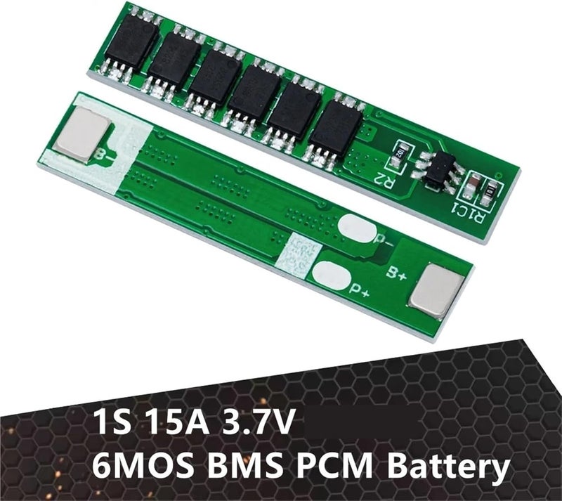 شاحن لوحة، 10 قطع 1S 15A 3.7V 6MOS BMS PCM لوحة حماية البطارية لحماية بطاريات PCB - Image 3