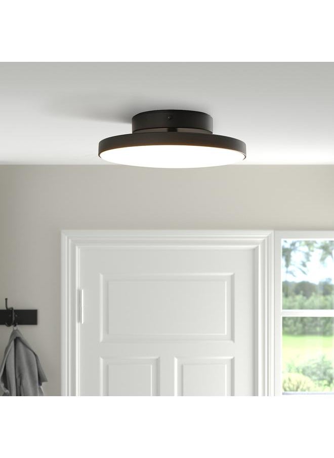 Zaboon LED ceiling lamp, matt/black, 36 cm  - Image 4