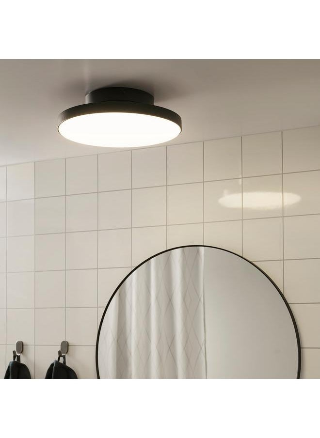Zaboon LED ceiling lamp, matt/black, 36 cm  - Image 2