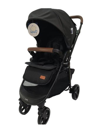 A comfortable and practical Infinity stroller suitable for daily outings and travel, with an elegant design and distinctive color (black).