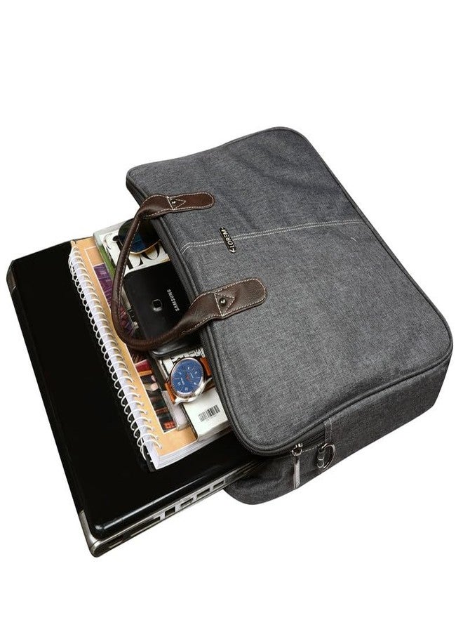 LOREM 10L Linen Messenger Bag For Men & Women - Grey Color BG73-UF - Image 5