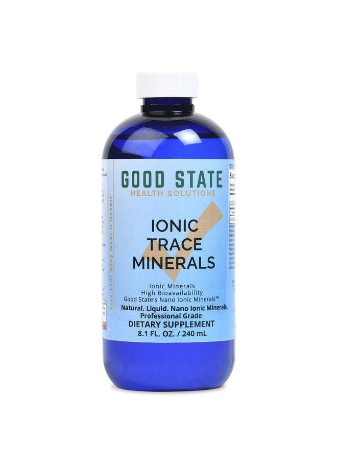 Good State - Liquid Ionic Trace Minerals 96 Servings At 125 Mg 8 Fl Oz - Image 1