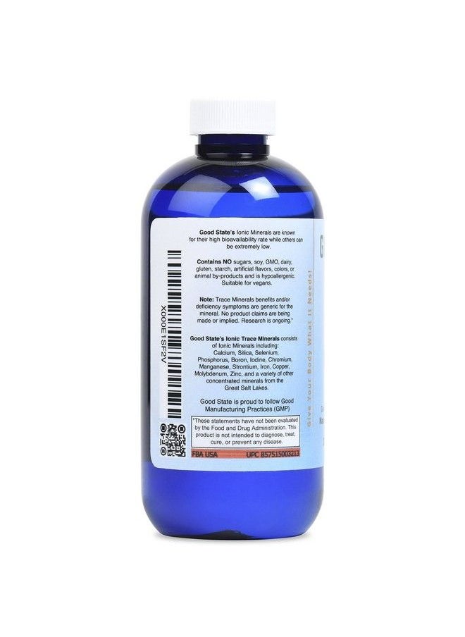 Good State - Liquid Ionic Trace Minerals 96 Servings At 125 Mg 8 Fl Oz - Image 1