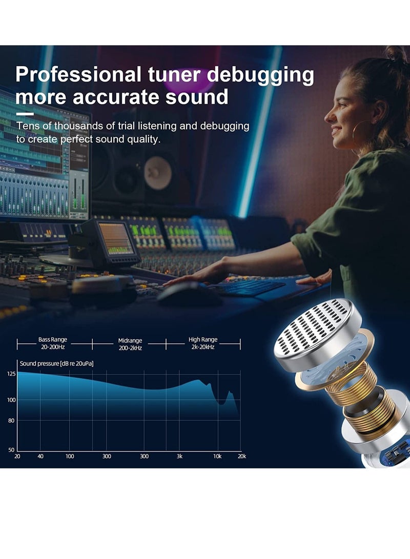 iPhone Headphones, [MFI Certified] Earphones Wired Stereo Sound Earbuds with Microphone and Volume Control, Compatible with iPhone 14/13/12/SE/11/XR/XS/X/7/7 - Image 3