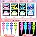 AuroTops Valentines Day Gifts for Kids24 Pack Glow in The Dark Axolotl Toys with Valentines Day Cards for Kids School Classroom Exchange Gifts for Boys Girls Fidget Toys Bulk Kids Party Favors - Image 4