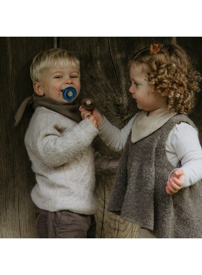 FRIGG لهاية FRIGG ليتل فايكنغ من اللاتكس للأطفال 0-6 أشهر 2-pack عرض المحيط/كريم - الحجم 1 - Image 5