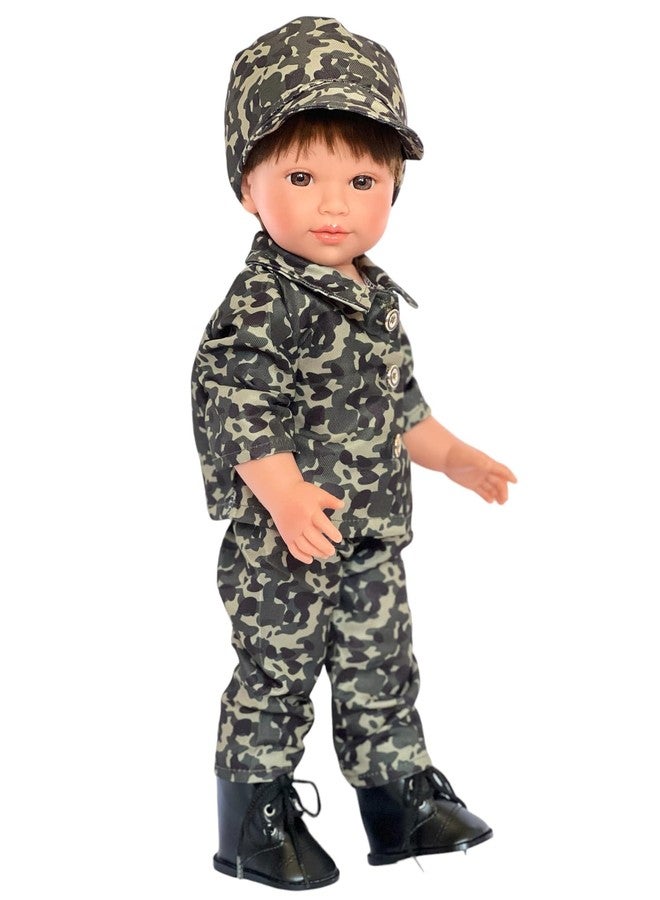 MBD Army Outfit Fits 18 Inch Kennedy and Friends Boy Dolls- 18 Inch Boy Doll Clothes- Complete with Boots and Underwear - Image 3