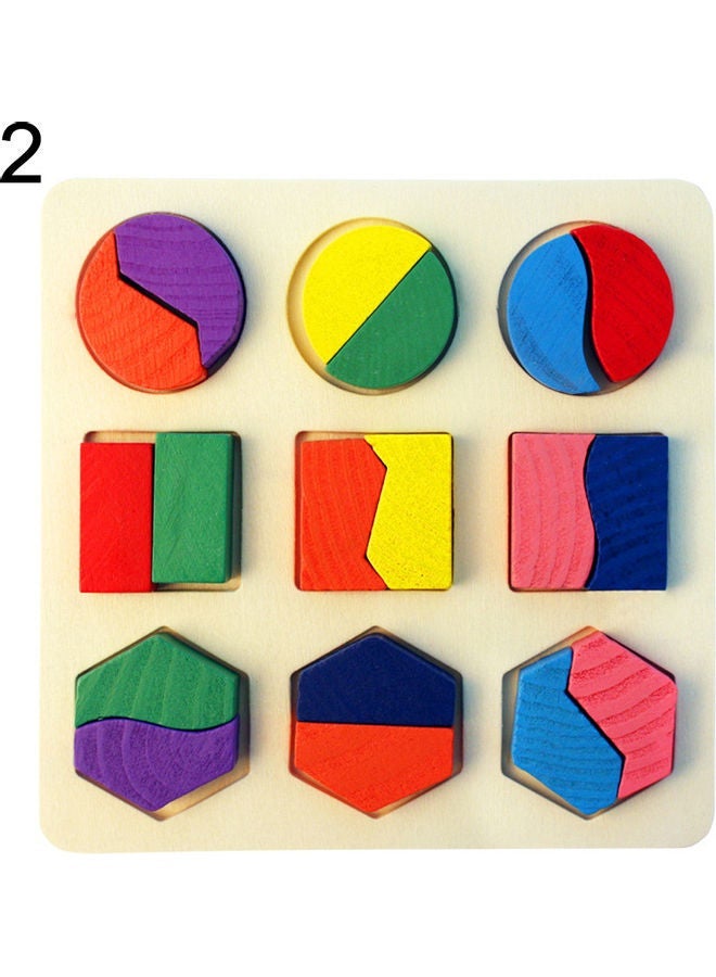 NIBEMINENT Geometric Shape Pegged Puzzle