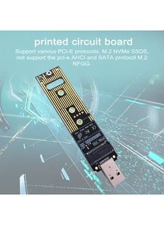 ماركة غير محددة محولات M.2 NVME SSD المحمولة إلى USB 3.1 من النوع A لا يحتاج السائق إلى التوصيل والتشغيل  - Image 3