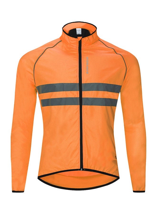 NIBEMINENT Reflective Long Sleeve Bicycle Jersey - Image 1