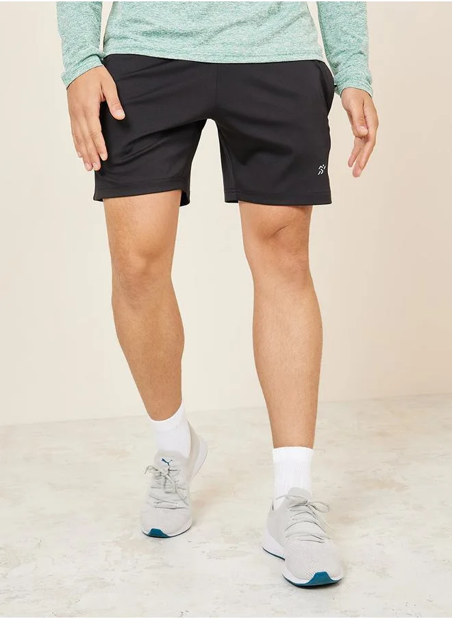 Styli Elastic Waistband Knit 7" Training Shorts