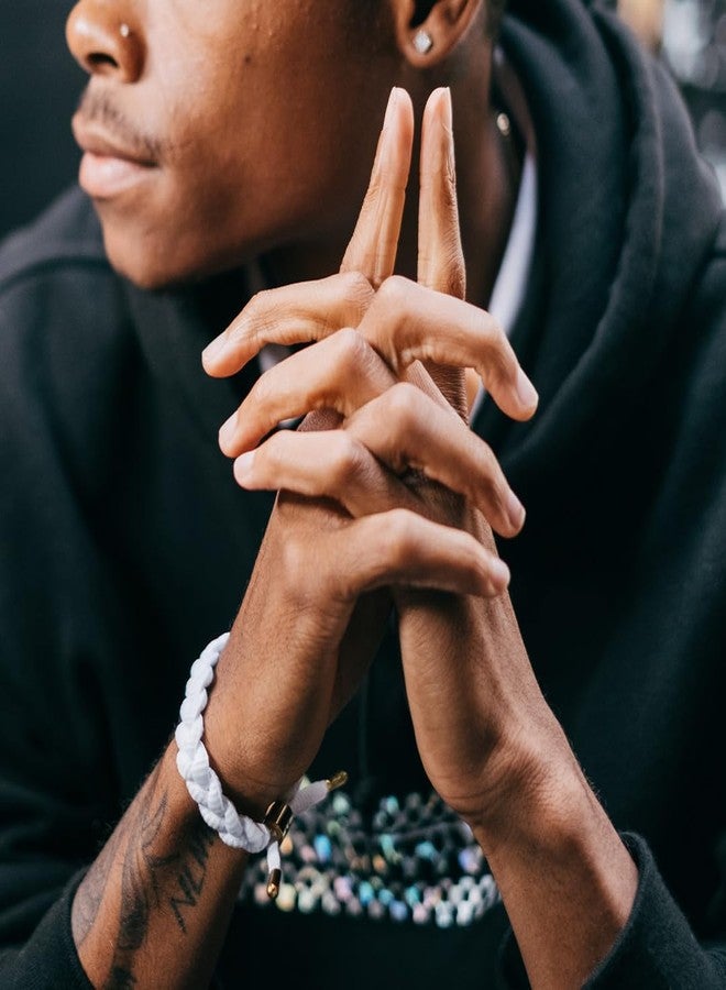 Rastaclat Braided Bracelets for Men & Women | 3 Pack Includes Onyx II, Zion II & Merlot Adjustable Stackable Bracelets Braided by Hand (Medium/Large) - Image 4