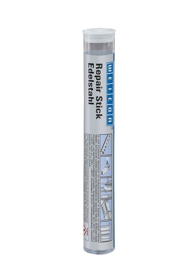 Weicon WEICON Repair Stick Stainless Steel 115 g 2-component Special Adhesive Epoxy Resin For repairs on stainless steel and similar. Metals, housings, containers  - Image 1