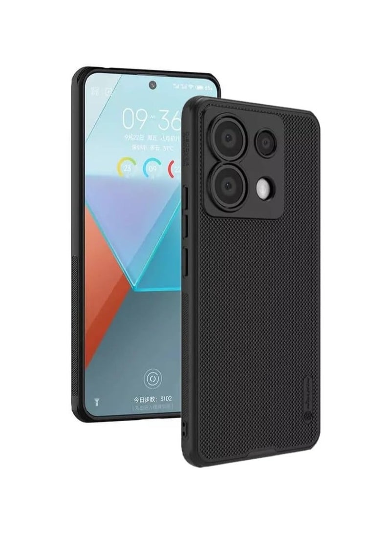 Nillkin Case Cover,Super Frosted Shield Pro Matte All-Round Protection Anti-scratch Slim Luxury PC Hard Protection Back Cover for Redmi Note 13 Pro 2023 Black