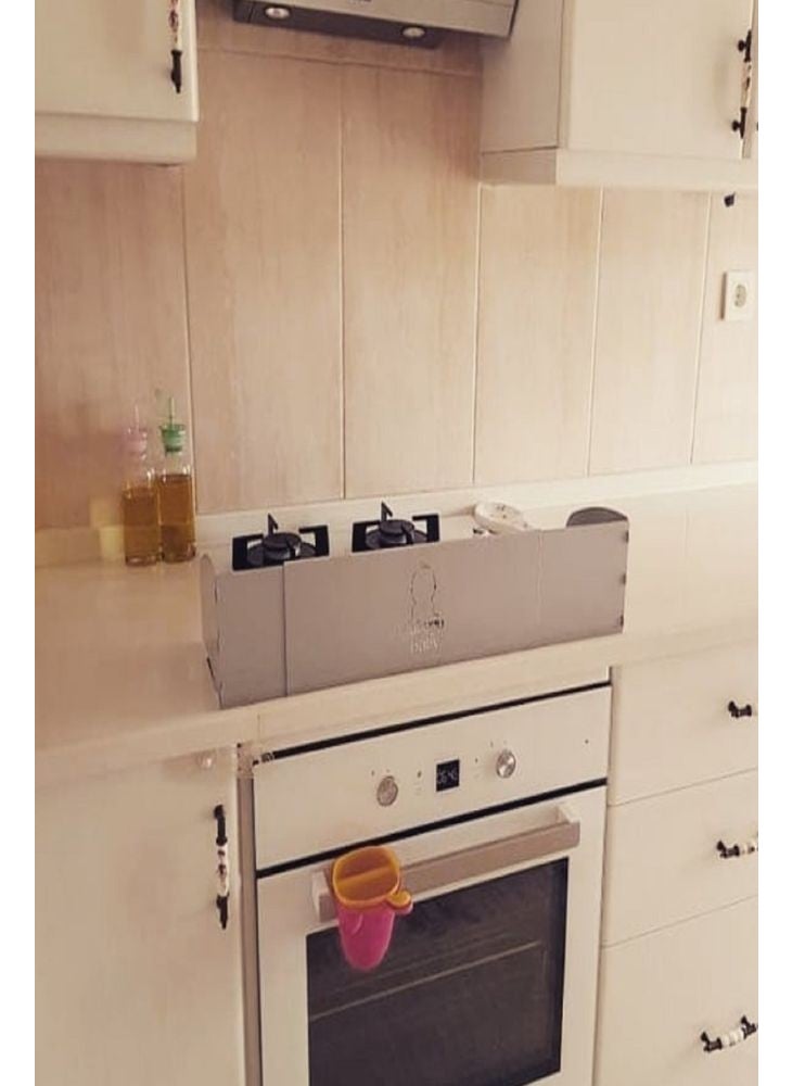 Agubugu Baby Expandable Stove Barrier - Grey  - Image 1