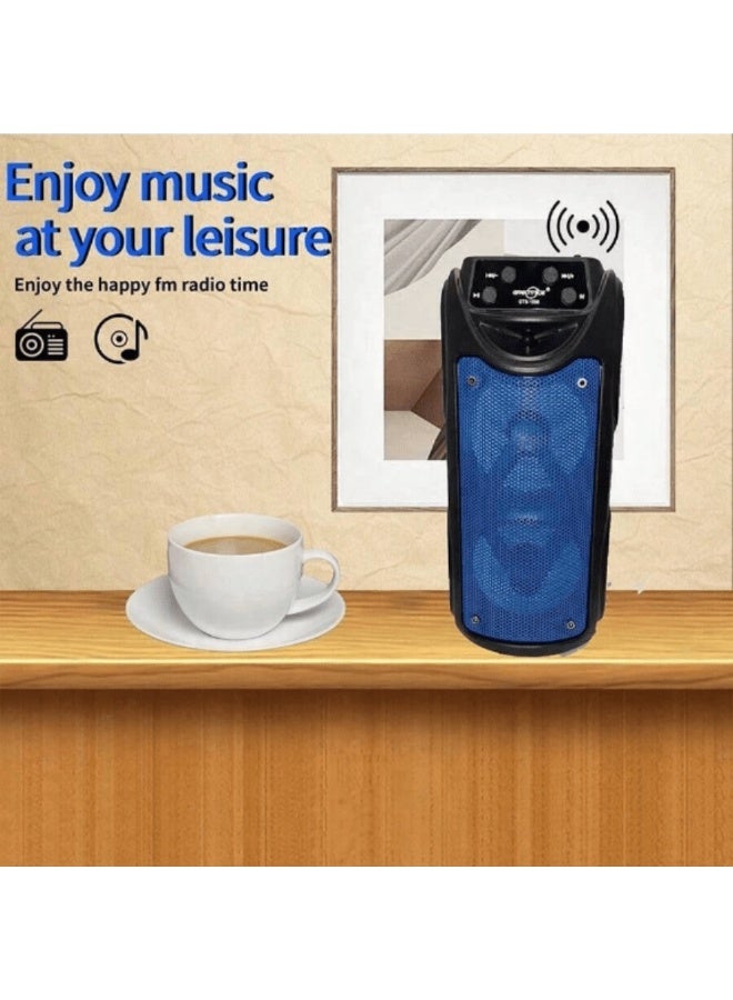 GTS-1558 Outdoor Portable Bluetooth Speaker Wireless Portable Color Light Loudspeaker - Image 4