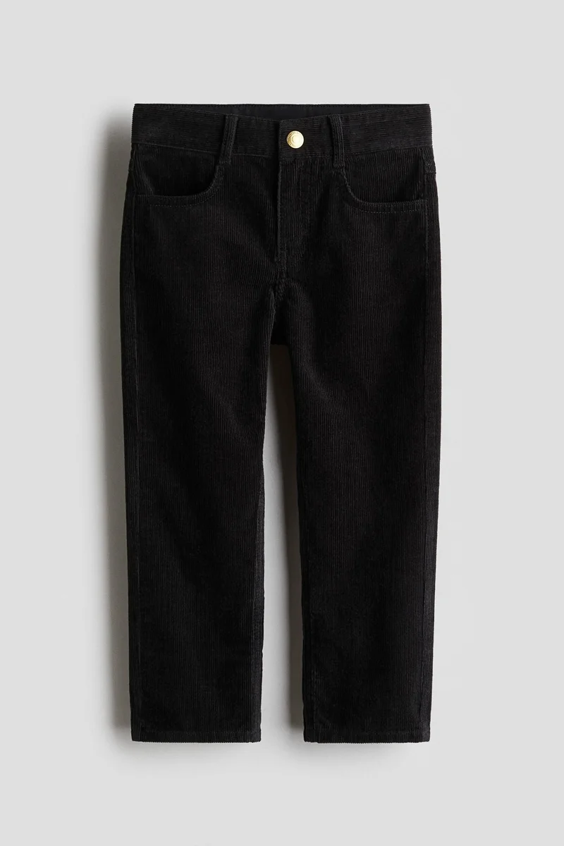 H&M Relaxed fit courduroy trousers