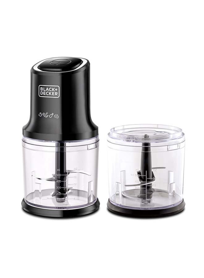 BLACK+DECKER Vertical Chopper - 4-Blade System 500 W FC500J-B5 Black - Image 1