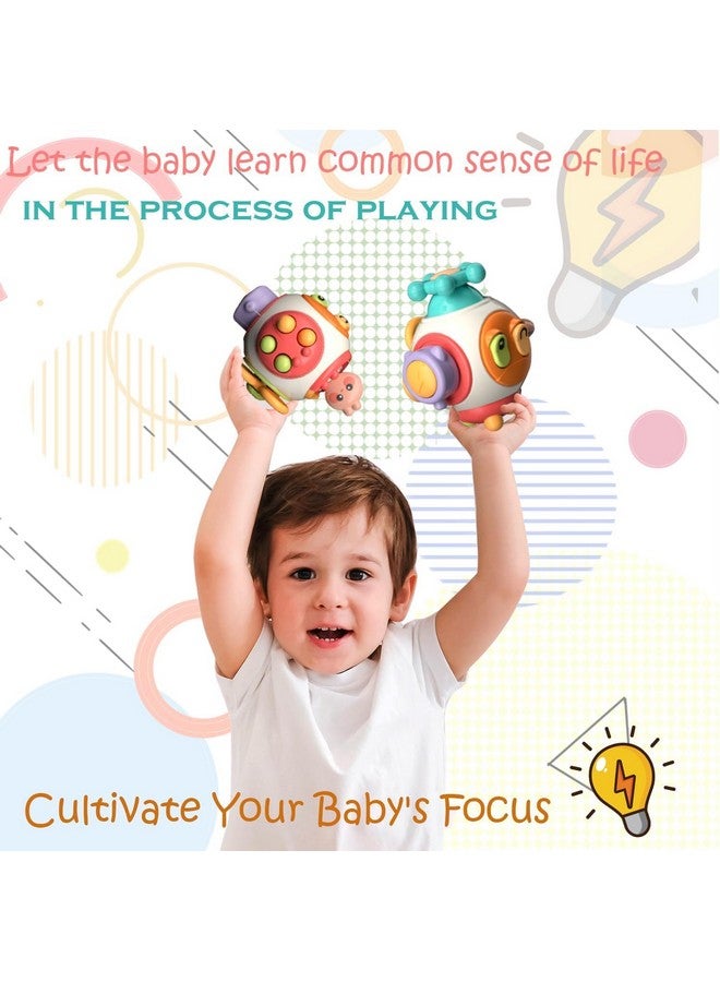 تيك تافاكال ألعاب مونتيسوري 6 في 1 ألعاب حسية للأطفال تعليمية للأطفال، نشاط فرز الأشكال، ألعاب التكديس، لعبة تفاعلية لفرز الأشكال للأطفال، تنمية المهارات الحركية الدقيقة، متعددة الألوان - Image 2