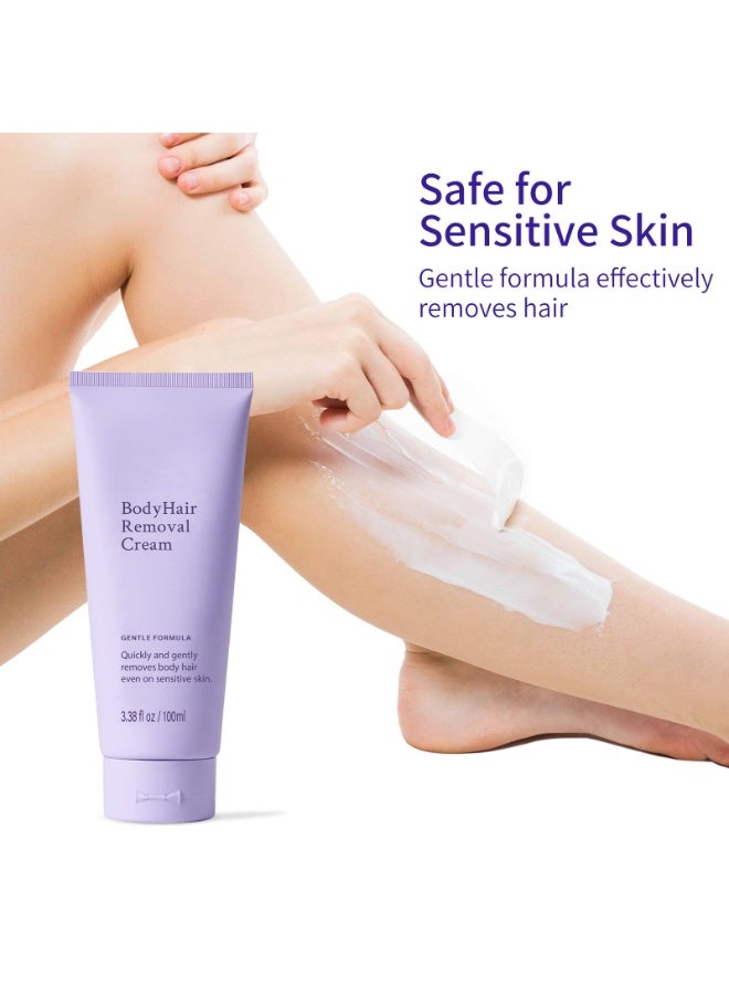 Cream Sensitive Leg, Underarm, and Arm Hair Removal Cream (100ml) - Image 2