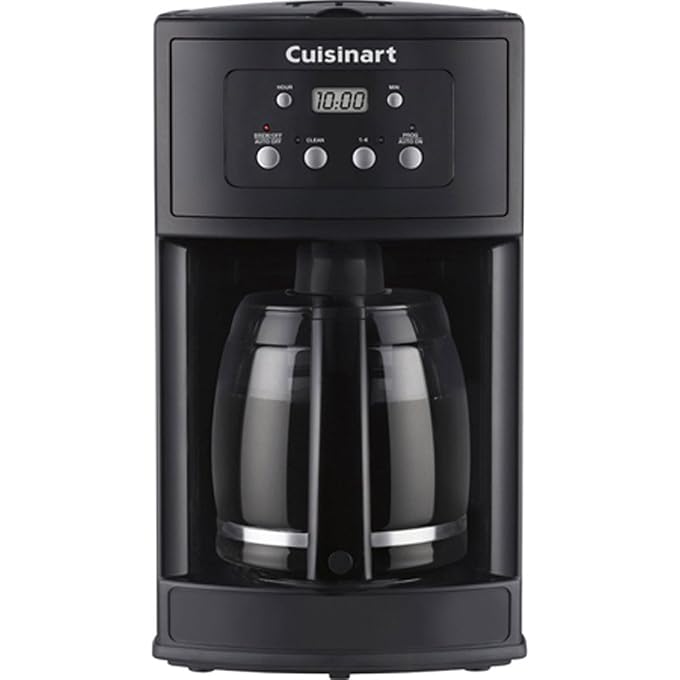Cuisinart DCC-500FR 12 Cup Programmable Coffeemaker (Renewed), Black