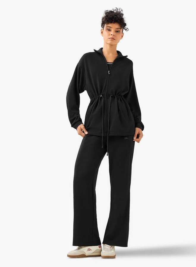Kappa Kappa Women Soft Touch Drawstring Waist Longline Jacket