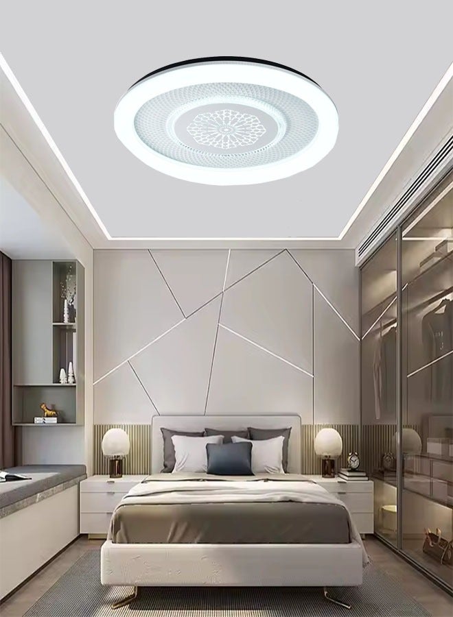 مودي إضاءة سقف بذوق رفيع وبتصميم عصري وبساطة راقية، مصباح سقف LED متغير الألوان بثلاثة ألوان للمطبخ وغرفة النوم وغرفة المعيشة والممر والشرفة والمكاتب  - Image 2
